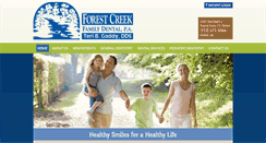 Desktop Screenshot of forestcreekfamilydental.com