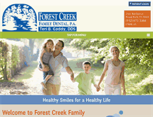 Tablet Screenshot of forestcreekfamilydental.com